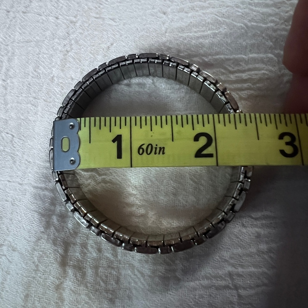 Milor Italy SS & 18k stretch bracelet. Gently used. - Picture 7 of 7